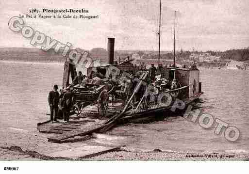 Ville de PLOUGASTELDAOULAS, carte postale ancienne Ville de PLOUGASTELDAOULAS, carte postale ancienne