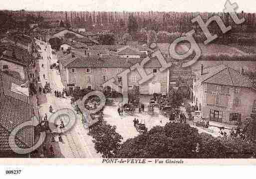 Ville de PONTDEVEYLE, carte postale ancienne