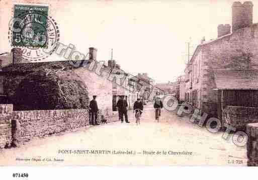 Ville de PONTSAINTMARTIN, carte postale ancienne