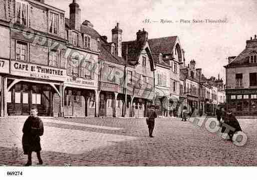 Ville de REIMS, carte postale ancienne