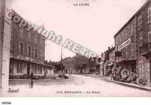 Ville de RENAISON, carte postale ancienne