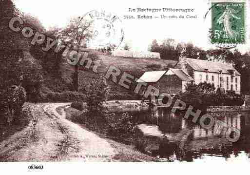 Ville de ROHAN, carte postale ancienne