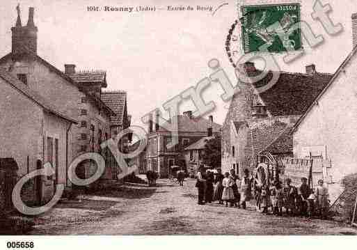 Ville de ROSNAY, carte postale ancienne