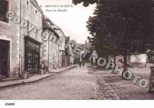 Ville de SAINTBONNETDEJOUX, carte postale ancienne