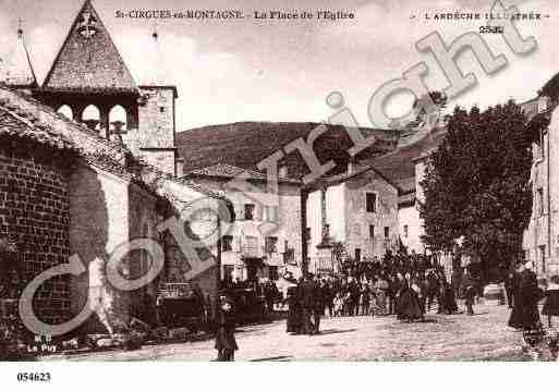 Ville de SAINTCIRGUESENMONTAGNE, carte postale ancienne