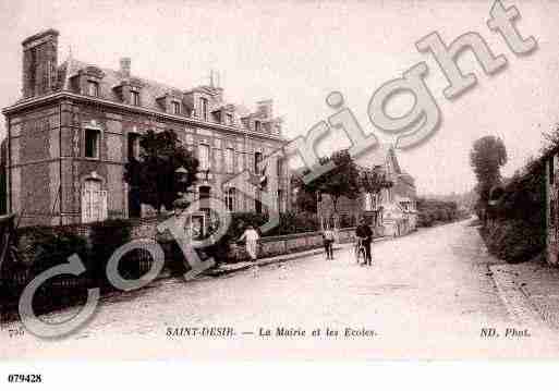 Ville de SAINTDESIR, carte postale ancienne