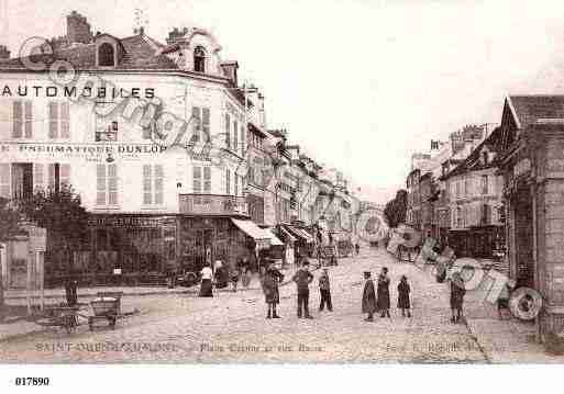 Ville de SAINTOUENL\'AUMONE, carte postale ancienne