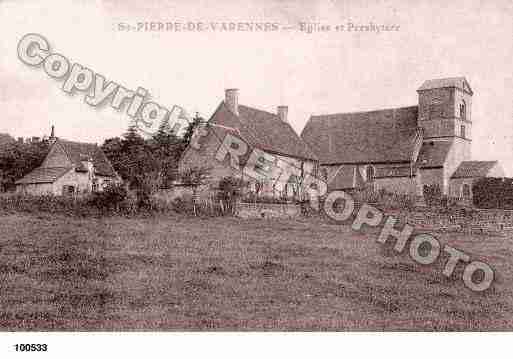 Ville de SAINTPIERREDEVARENNES, carte postale ancienne