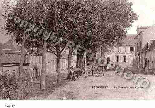 Ville de SANCERRE, carte postale ancienne