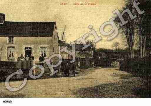 Ville de SAON, carte postale ancienne