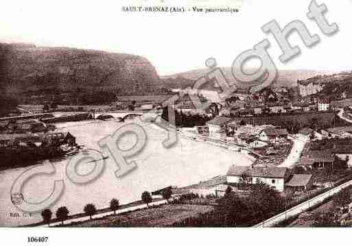 Ville de SAULTBRENAZ, carte postale ancienne