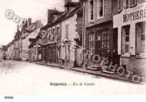 Ville de SEIGNELAY, carte postale ancienne