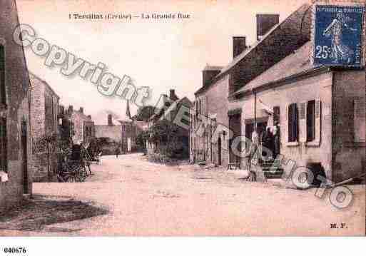 Ville de TERCILLAT, carte postale ancienne