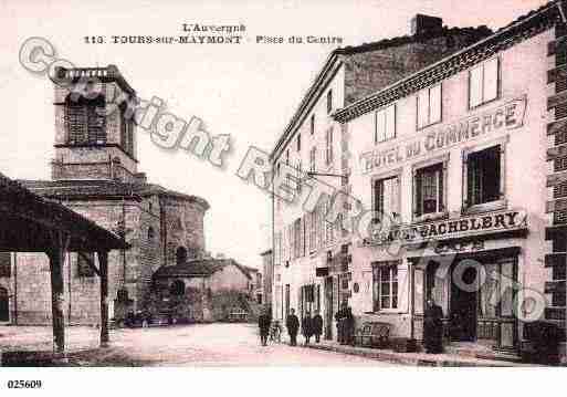 Ville de TOURSSURMEYMONT, carte postale ancienne