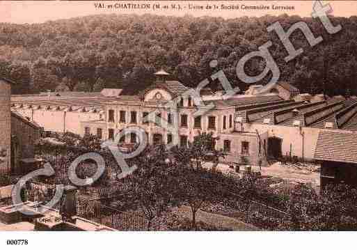 Ville de VALETCHATILLON, carte postale ancienne