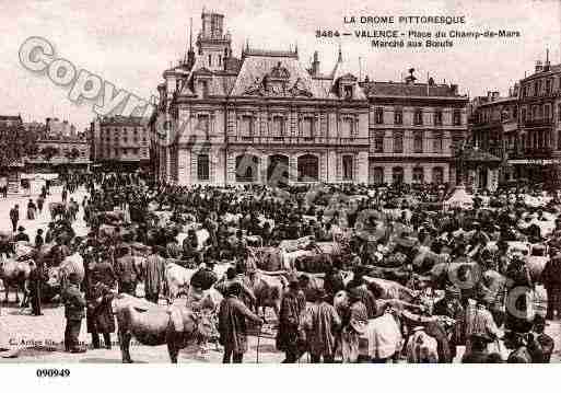 Ville de VALENCE, carte postale ancienne