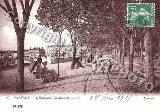 Ville de VALENCE, carte postale ancienne