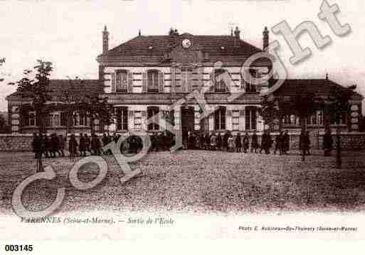 Ville de VARENNESSURSEINE, carte postale ancienne