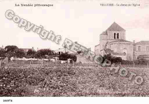 Ville de VELLUIRE, carte postale ancienne