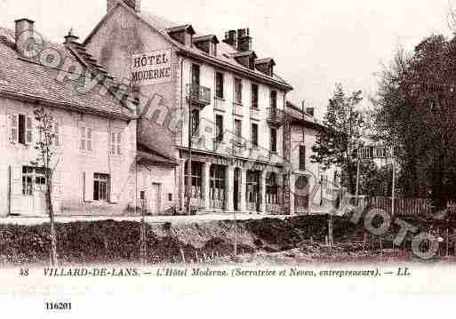 Ville de VILLARDDELANS, carte postale ancienne