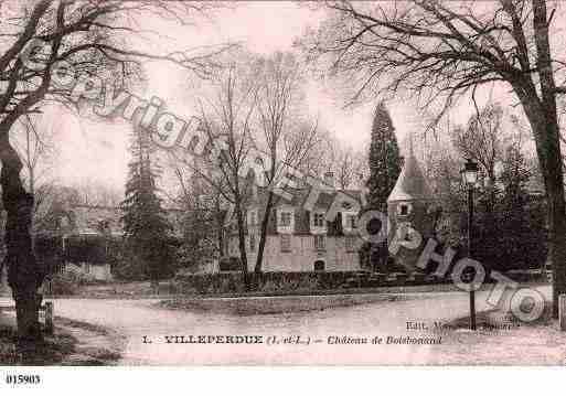 Ville de VILLEPERDUE, carte postale ancienne