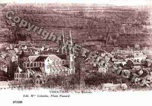 Ville de VIMOUTIERS, carte postale ancienne