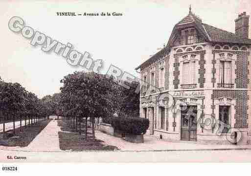 Ville de VINEUIL, carte postale ancienne