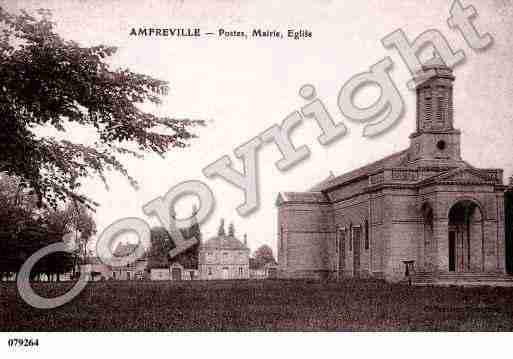 Ville de AMFREVILLE, carte postale ancienne