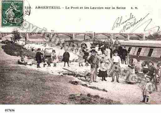 Ville de ARGENTEUIL, carte postale ancienne