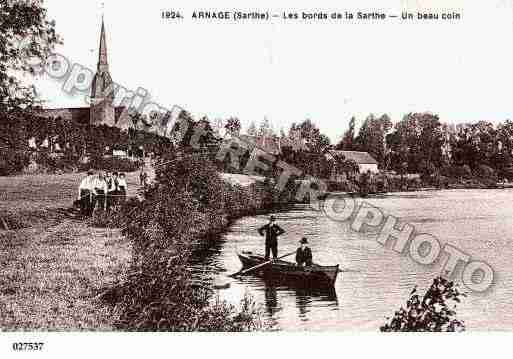 Ville de ARNAGE, carte postale ancienne