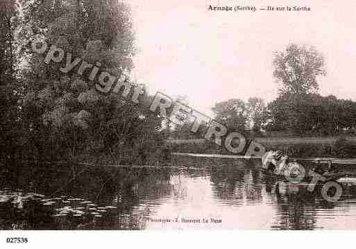 Ville de ARNAGE, carte postale ancienne