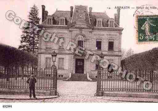 Ville de ARPAJON, carte postale ancienne