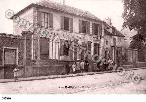 Ville de BAILLY, carte postale ancienne