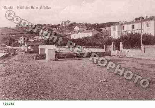 Ville de BANDOL, carte postale ancienne