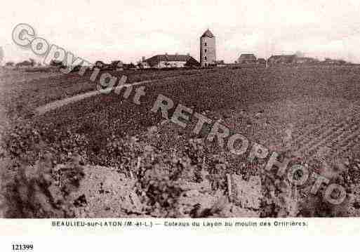 Ville de BEAULIEUSURLAYON, carte postale ancienne