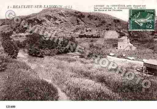 Ville de BEAULIEUSURLAYON, carte postale ancienne