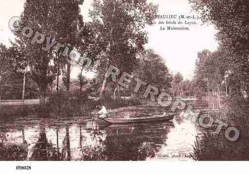 Ville de BEAULIEUSURLAYON, carte postale ancienne Ville de BEAULIEUSURLAYON, carte postale ancienne