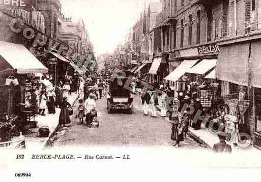 Ville de BERCK, carte postale ancienne