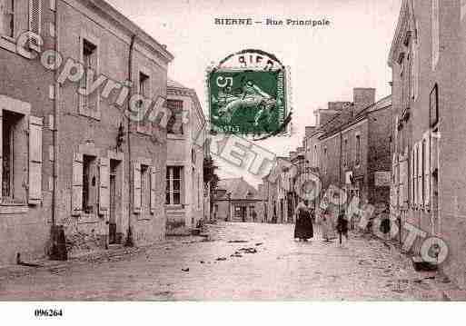 Ville de BIERNE, carte postale ancienne