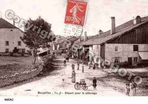 Ville de BOUJAILLES, carte postale ancienne