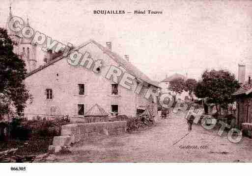 Ville de BOUJAILLES, carte postale ancienne