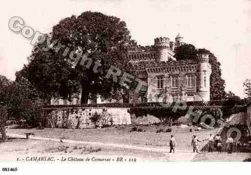 Ville de CAMARSAC, carte postale ancienne