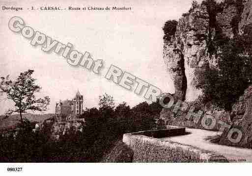 Ville de CARSACAILLAC, carte postale ancienne