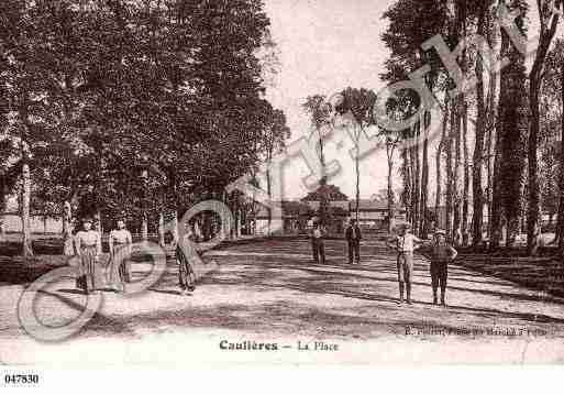 Ville de CAULIERES, carte postale ancienne