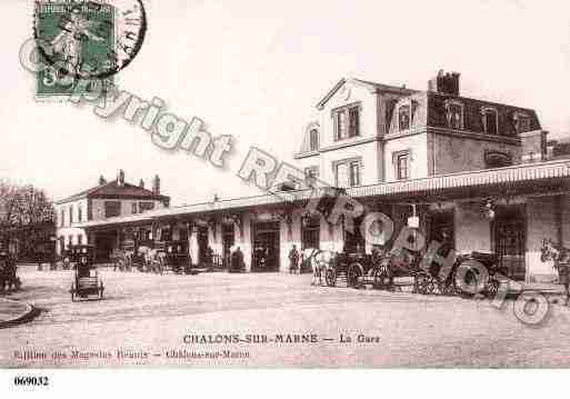 Ville de CHALONSSURMARNE, carte postale ancienne