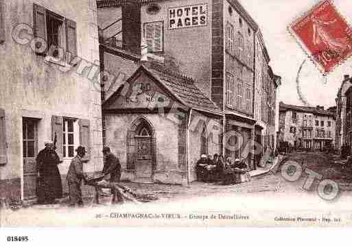 Ville de CHAMPAGNACLEVIEUX, carte postale ancienne Ville de CHAMPAGNACLEVIEUX, carte postale ancienne