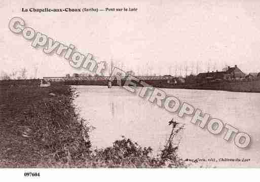 Ville de CHAPELLEAUXCHOUX(LA), carte postale ancienne