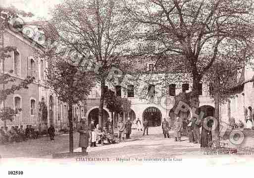 Ville de CHATEAUROUX, carte postale ancienne