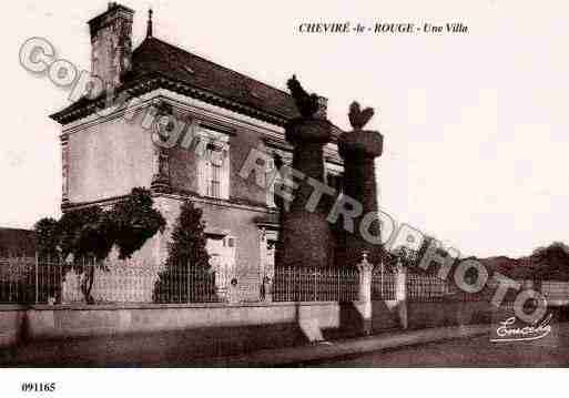 Ville de CHEVIRELEROUGE, carte postale ancienne