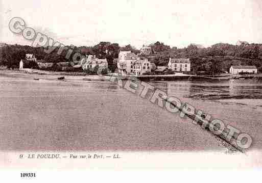 Ville de CLOHARSCARNOET, carte postale ancienne